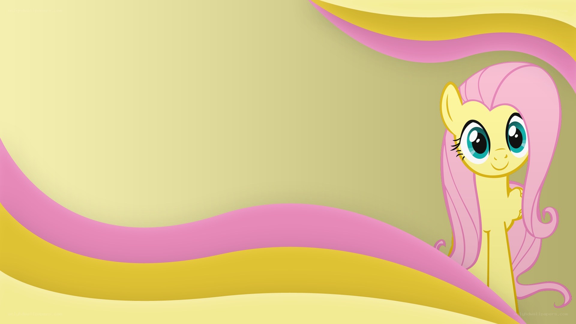 Fluttershy character wallpaper