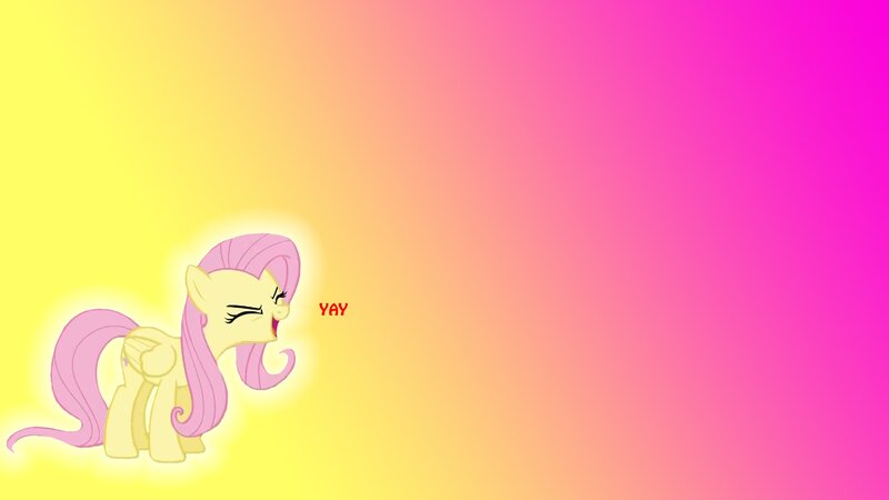 Fluttershy cheering
