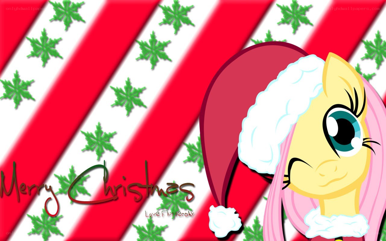 Fluttershy Christmas greeting