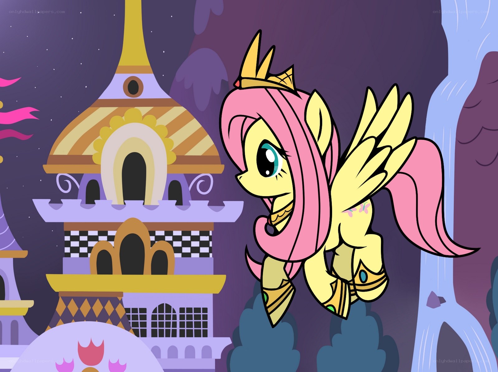 Fluttershy in a crown