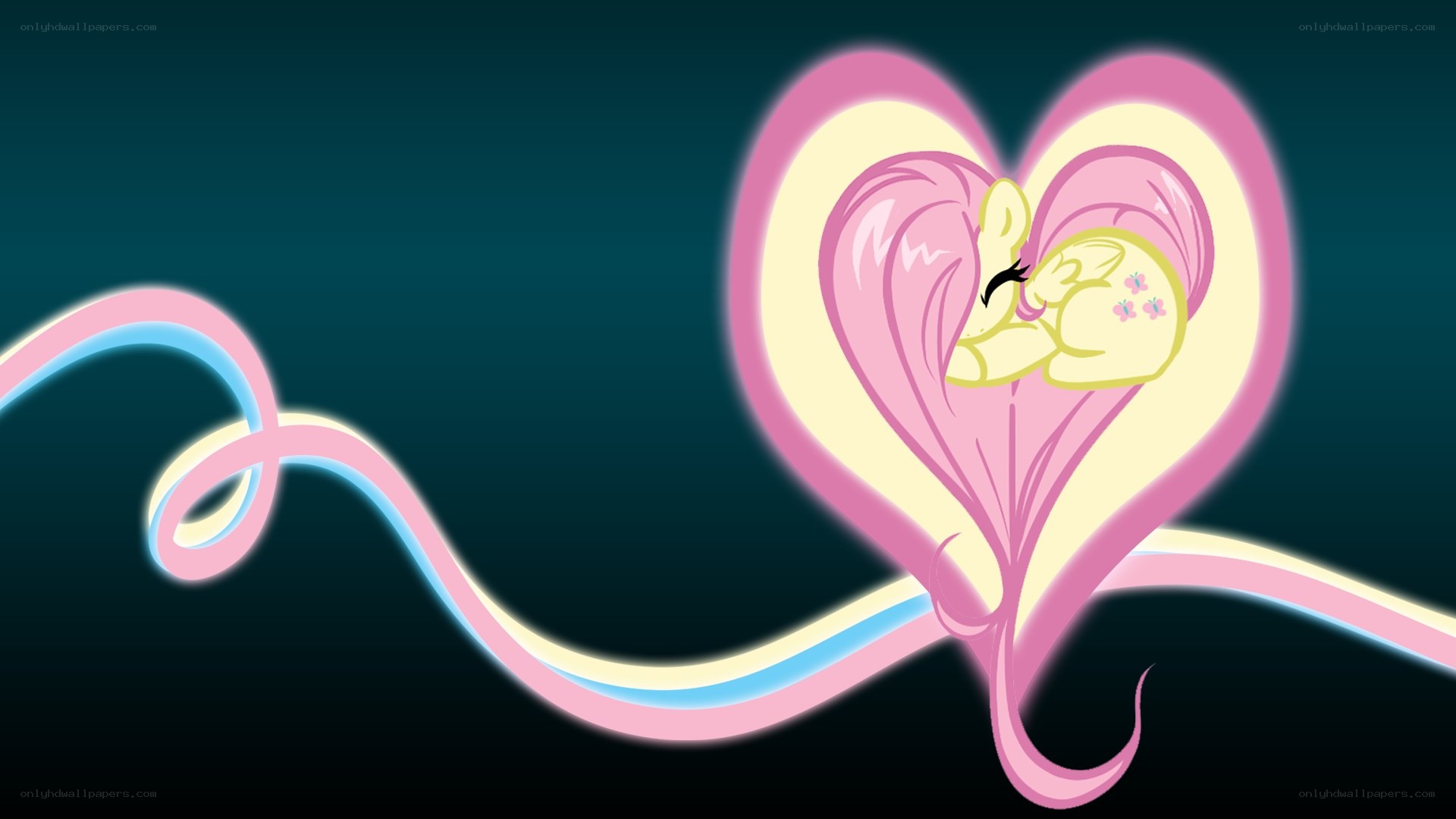 Fluttershy in a heart