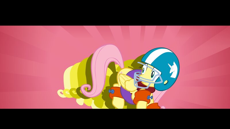 fluttershy in football gear