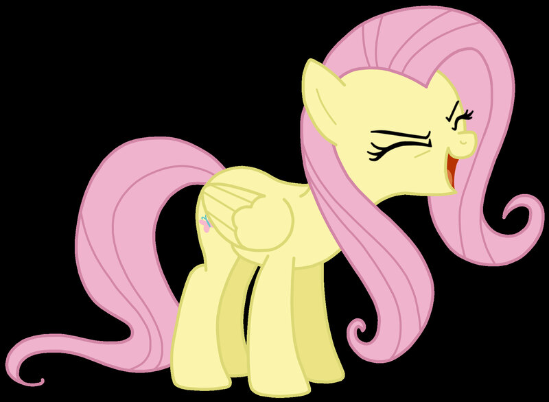 Fluttershy laughing