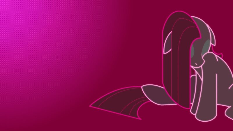 Fluttershy neon outline