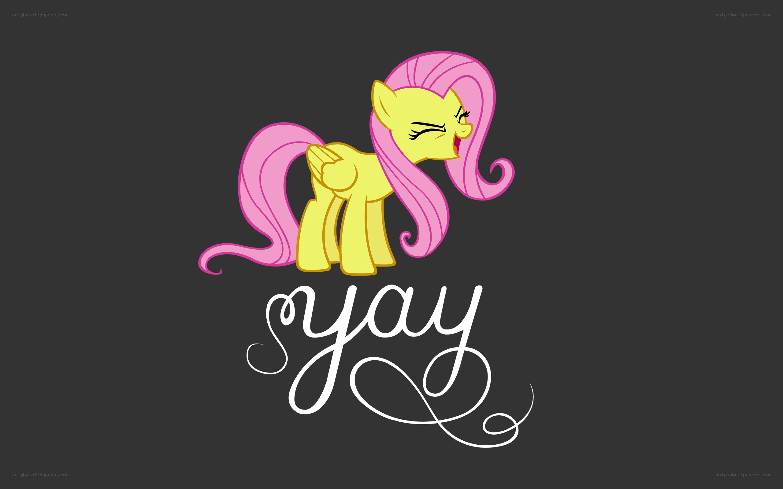 Fluttershy saying yay
