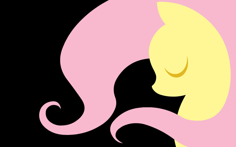 Fluttershy silhouette