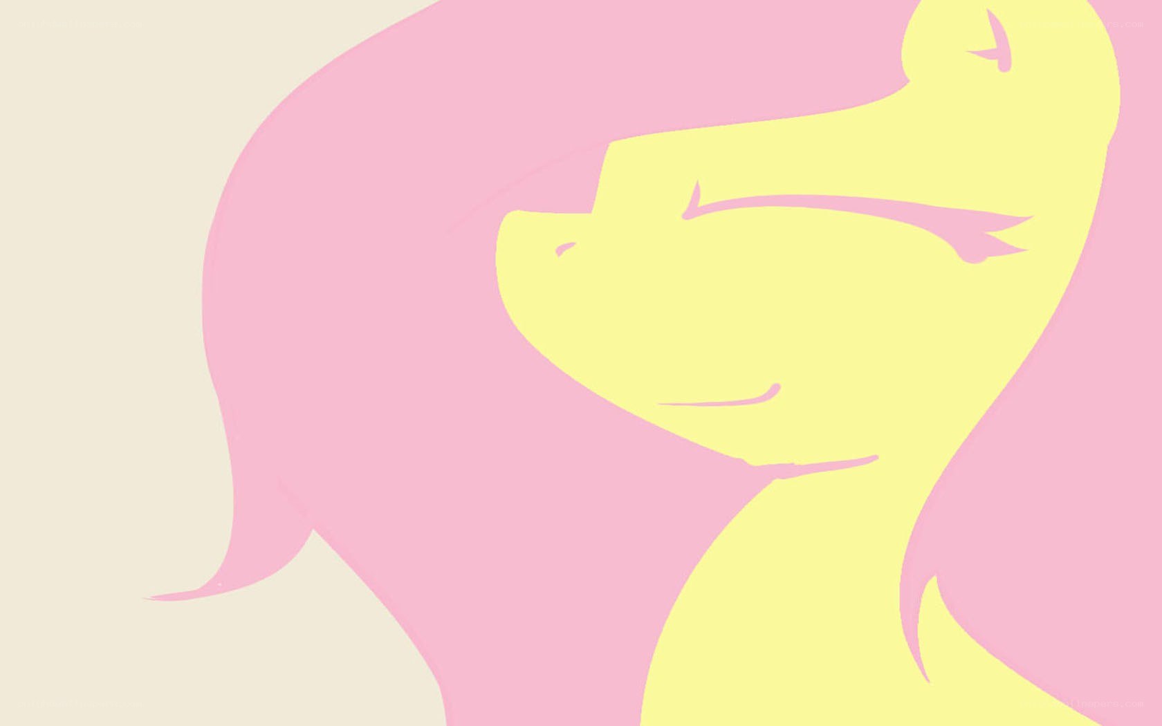 Fluttershy silhouette art