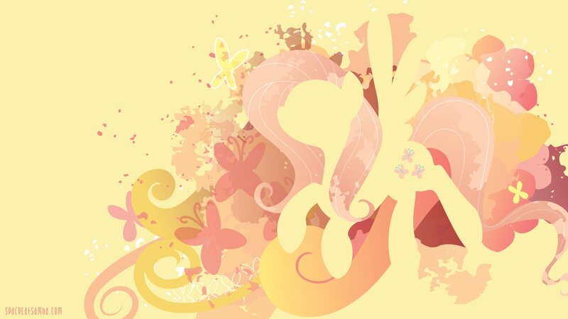 Fluttershy Silhouette — Yellow
