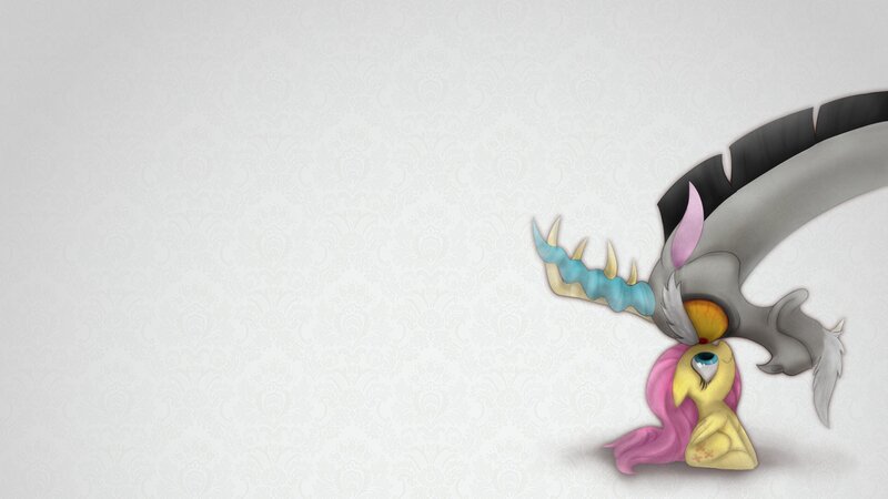 Fluttershy with a Dragon