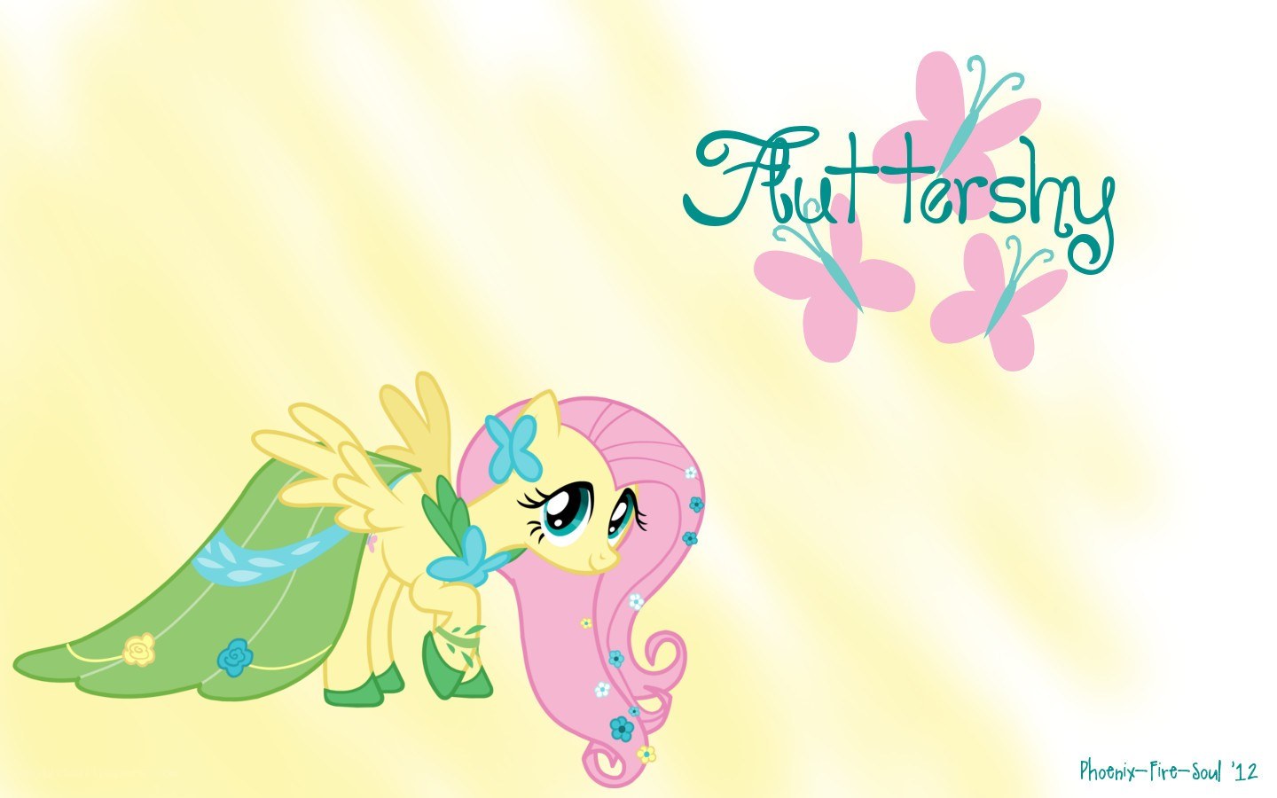 Fluttershy with butterfly wings
