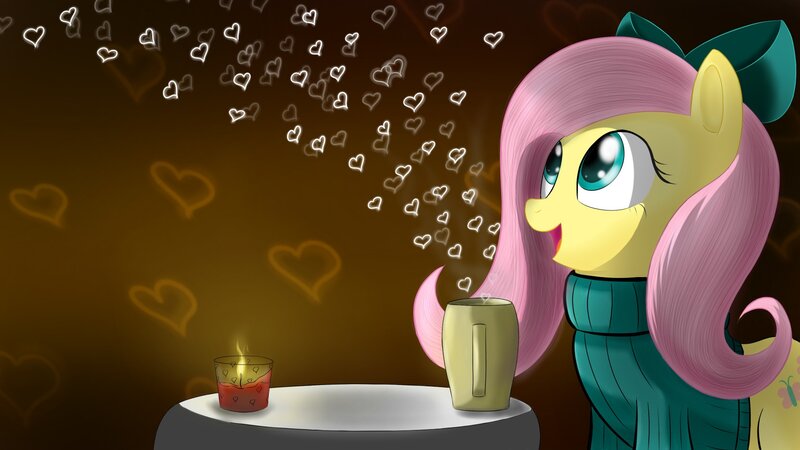 Fluttershy with Candle