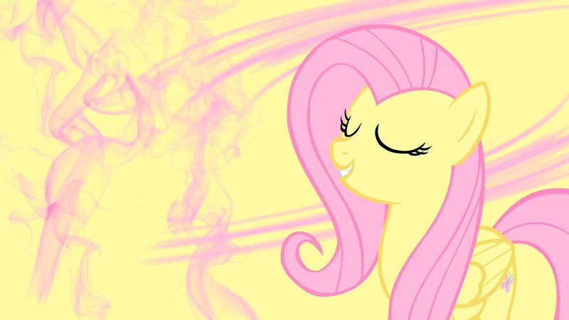 Fluttershy with closed eyes