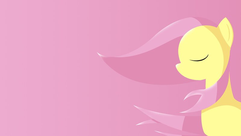 Fluttershy with flowing mane