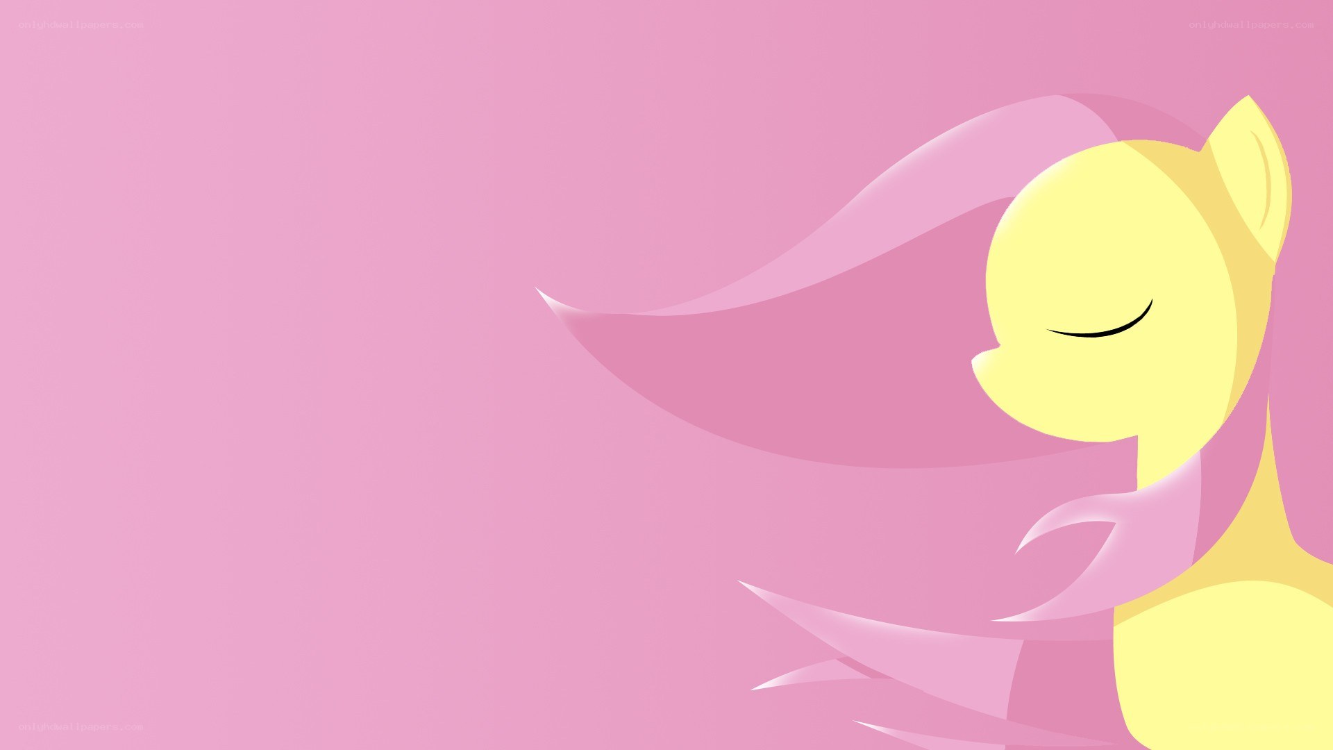 Fluttershy with flowing mane