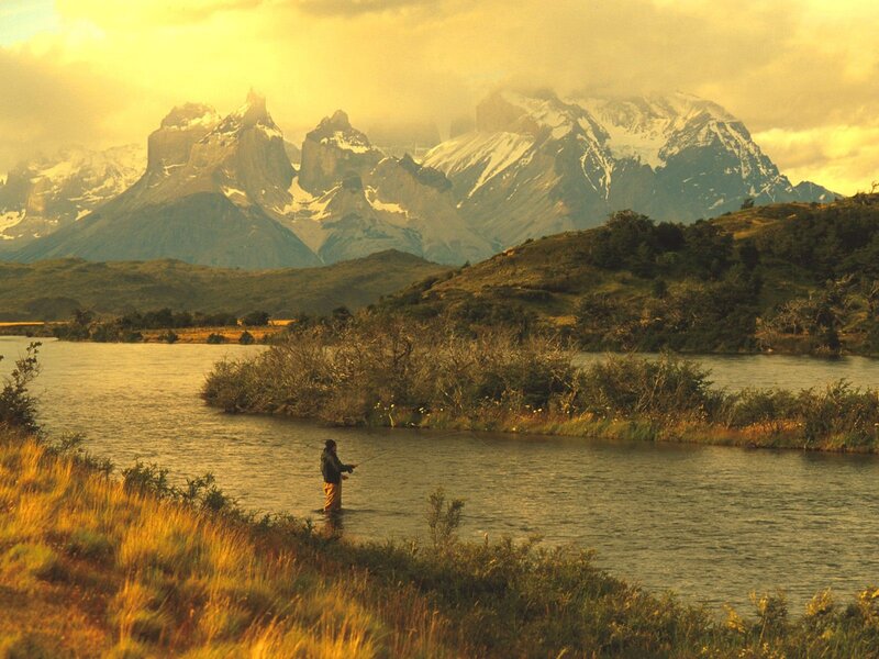 Fly fishing in Patagonia