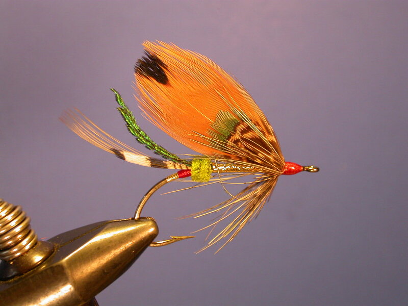 Fly Fishing Lure — Orange