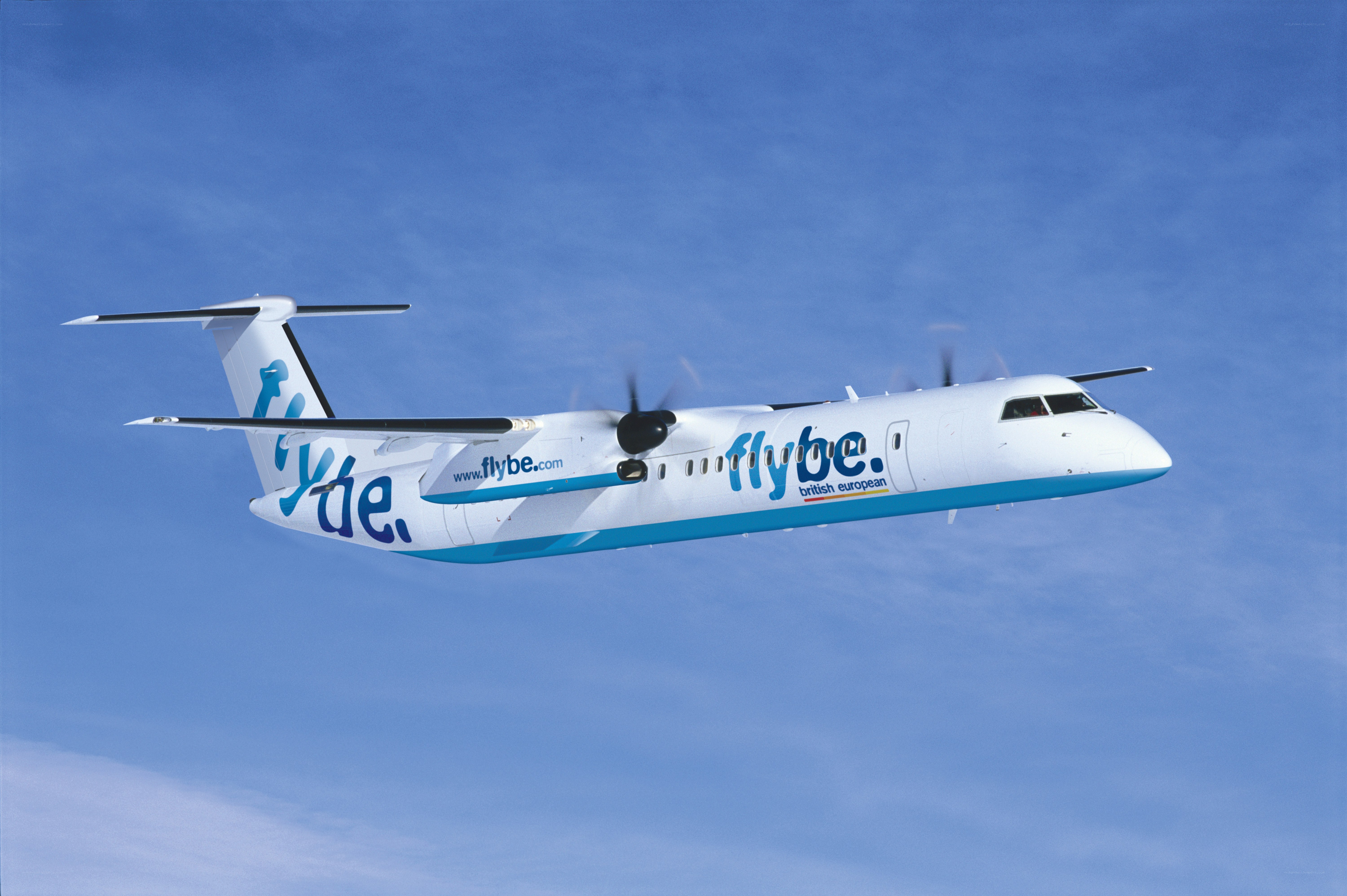 Flybe aircraft in flight