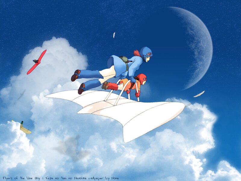 Flyers of the blue sky