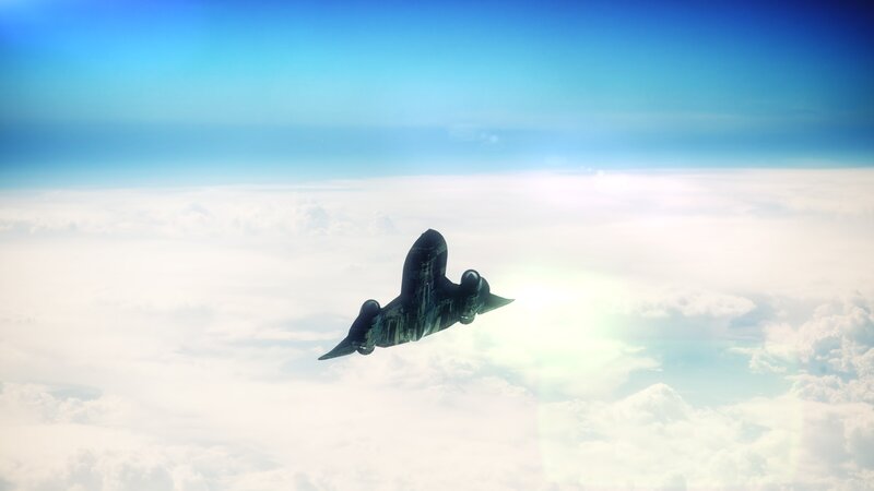 flying aircraft above clouds