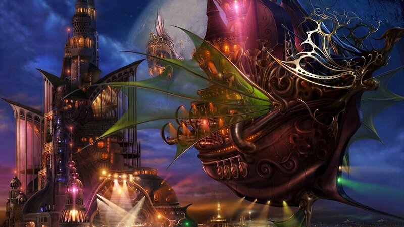 Flying Airship Castle