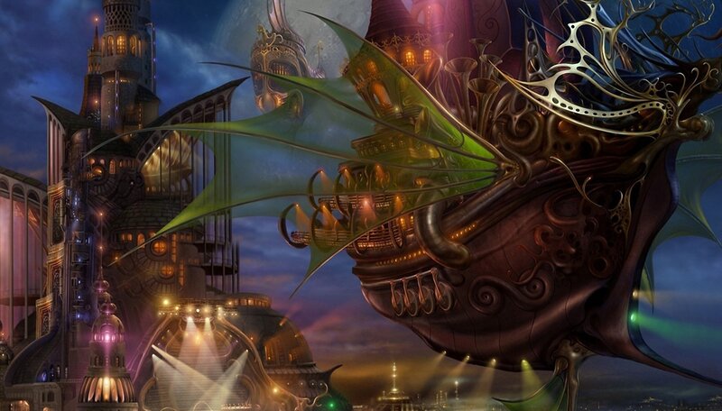 Flying Airship City