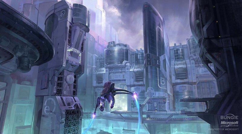 Flying Alien Creature — Purple