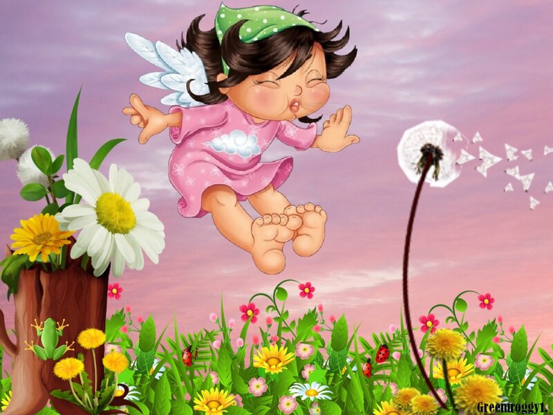 Flying Angel Child