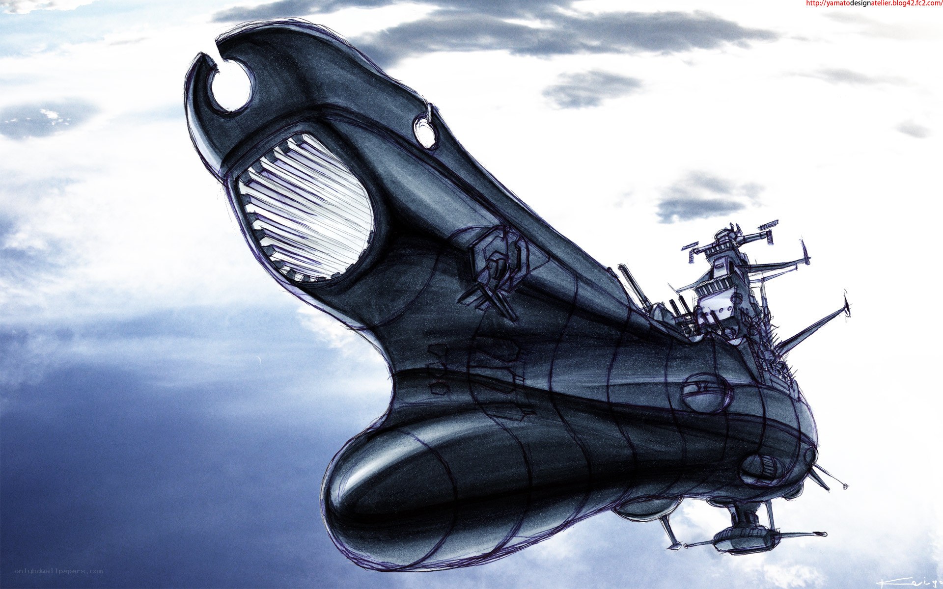 flying battleship concept art
