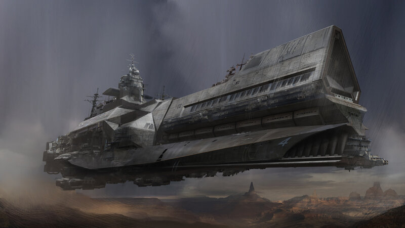 Flying Battleship — Gray