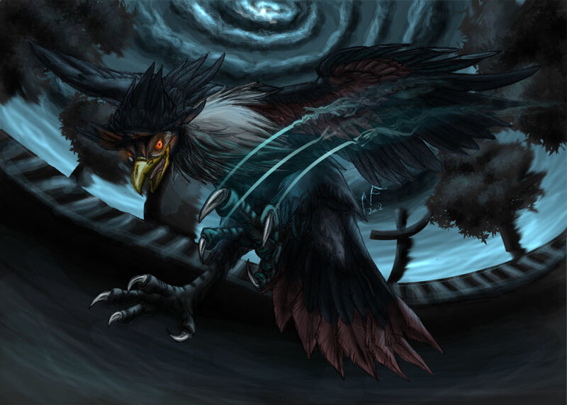 Flying Bird Creature
