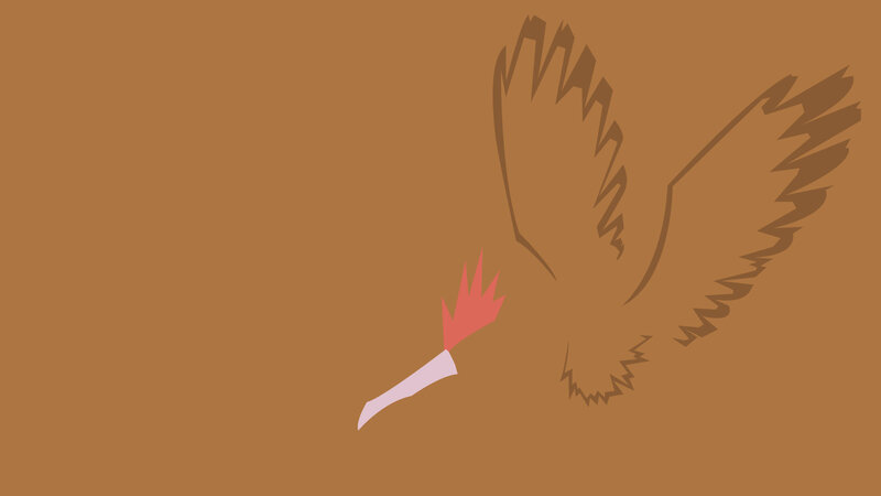 Flying Bird with Torch