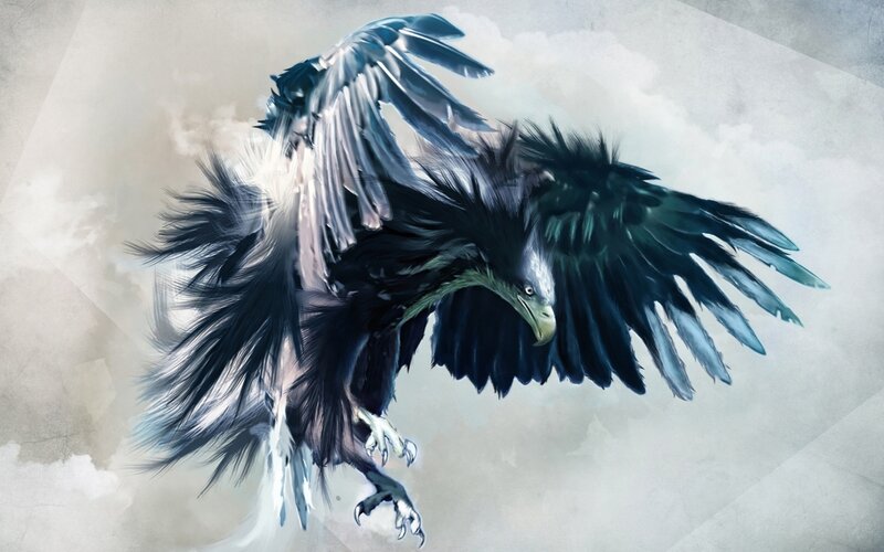 Flying Black Eagle — Dramatic