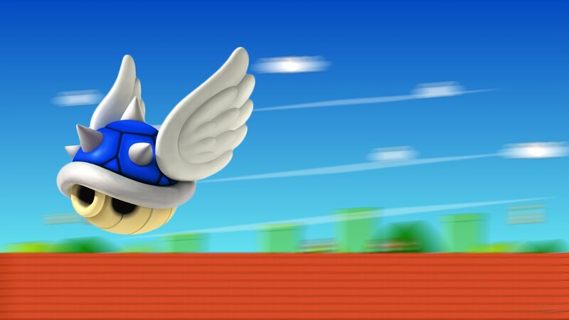 Flying Blue Shell