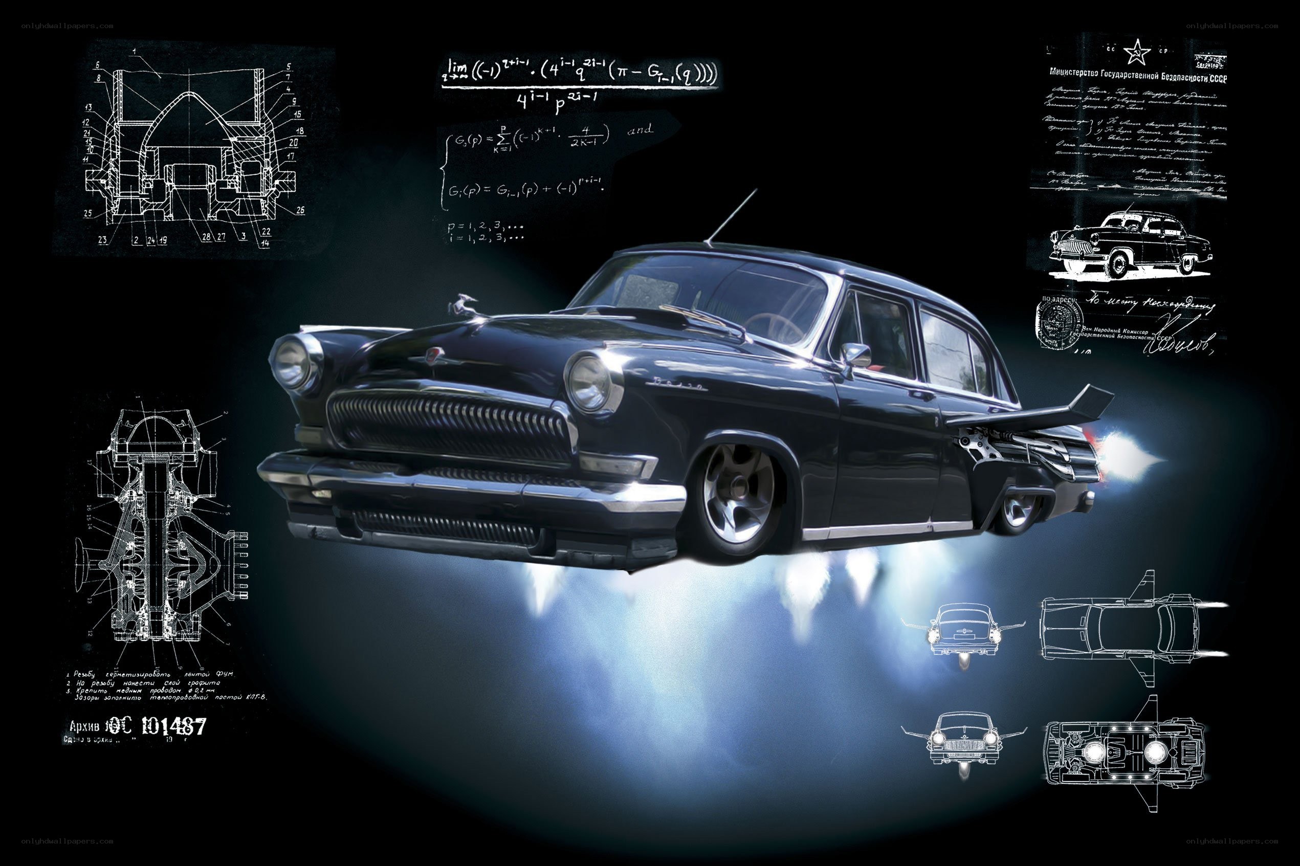 flying car concept art