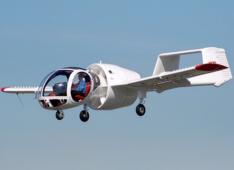 Flying Car in Flight