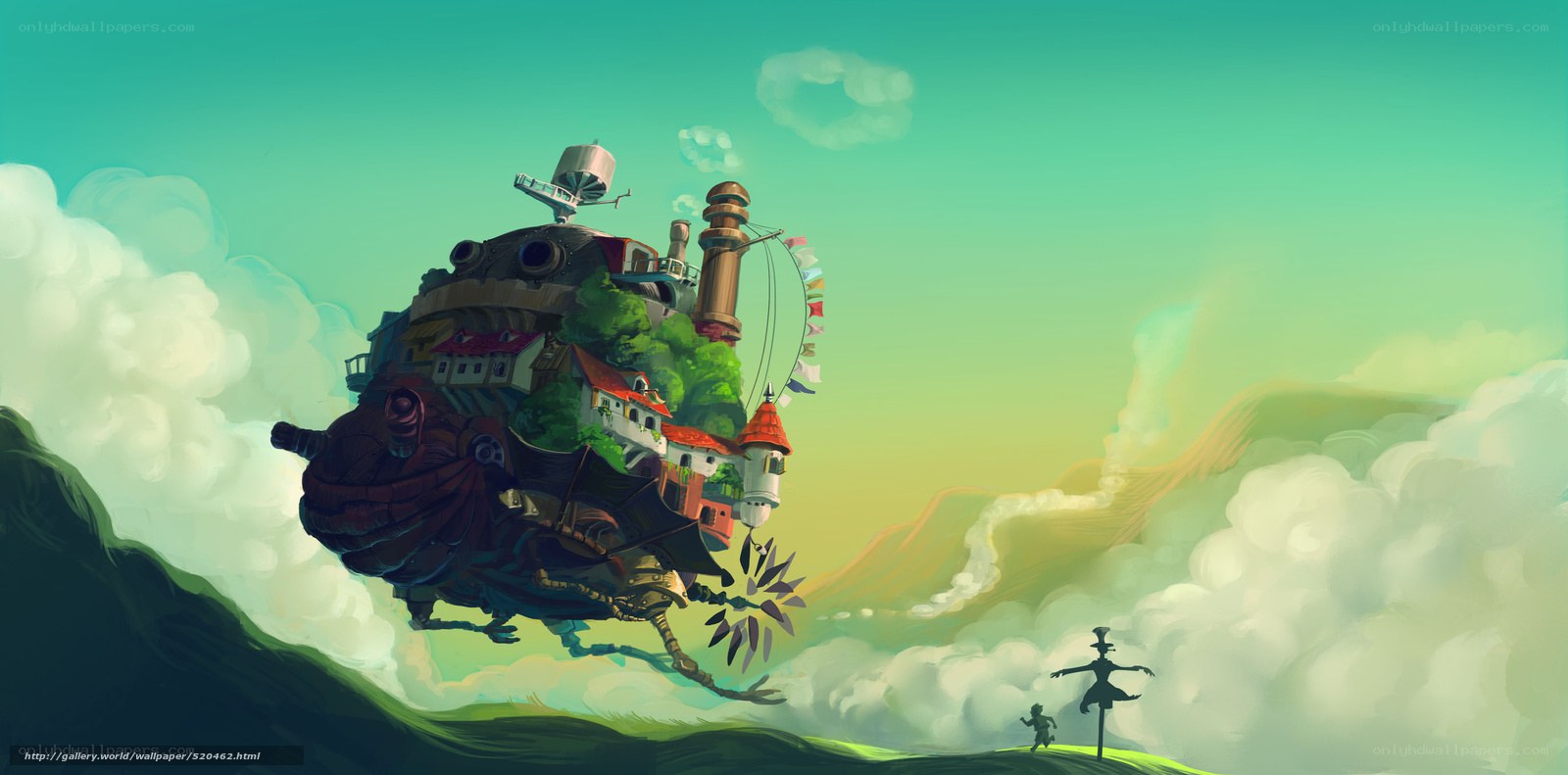 flying castle in the sky
