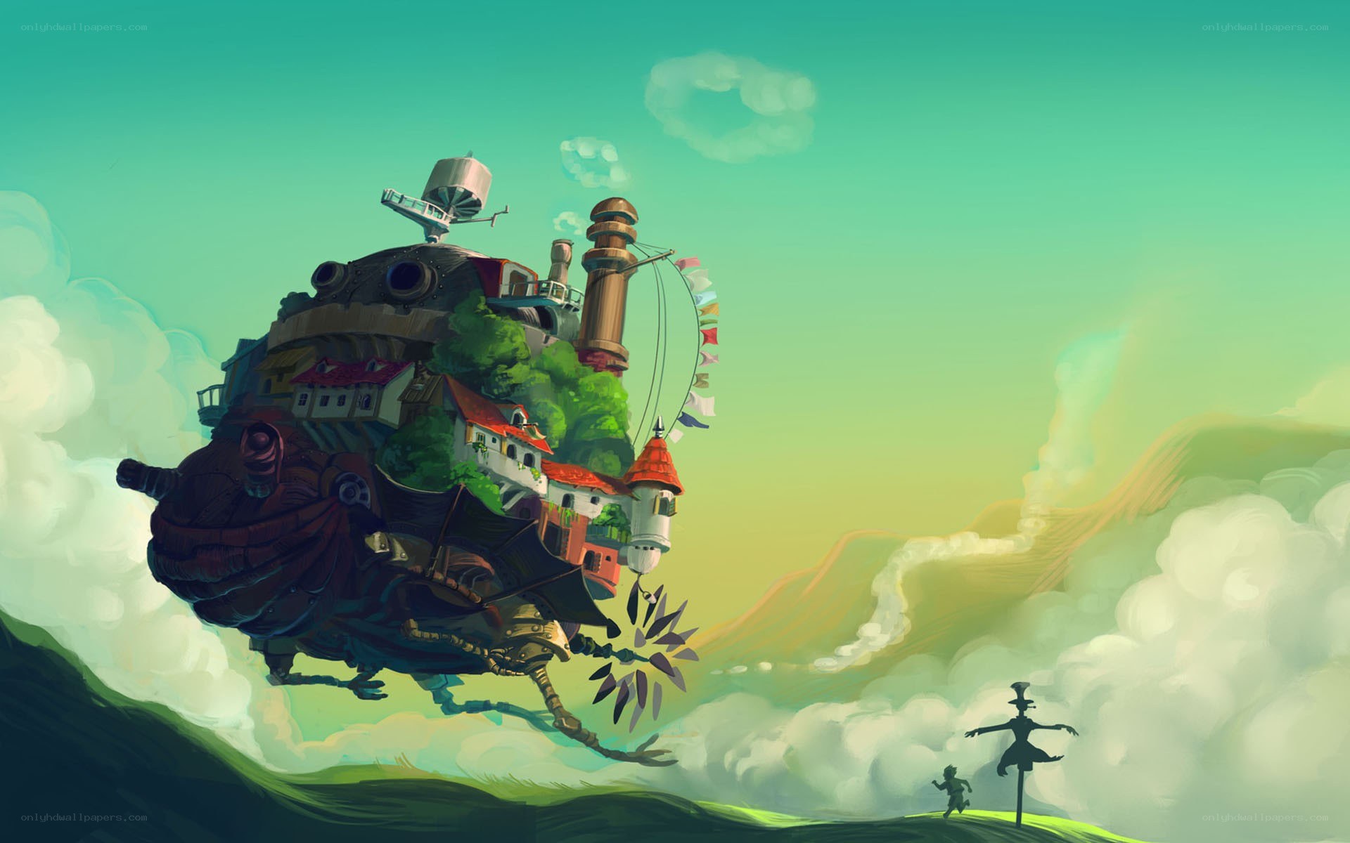flying castle in the sky