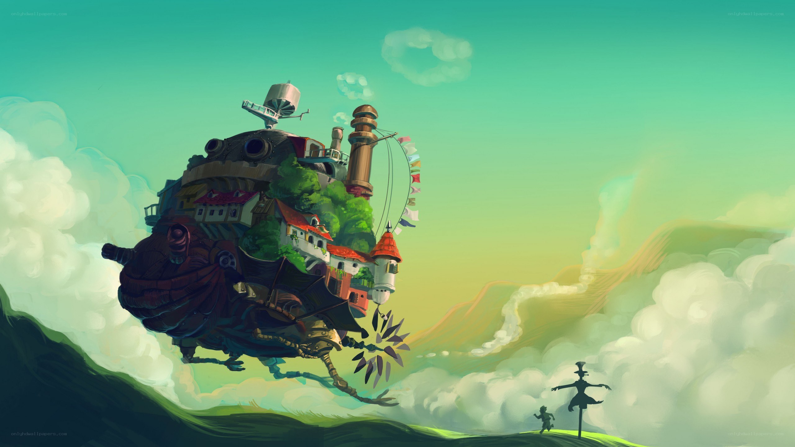 flying castle in the sky