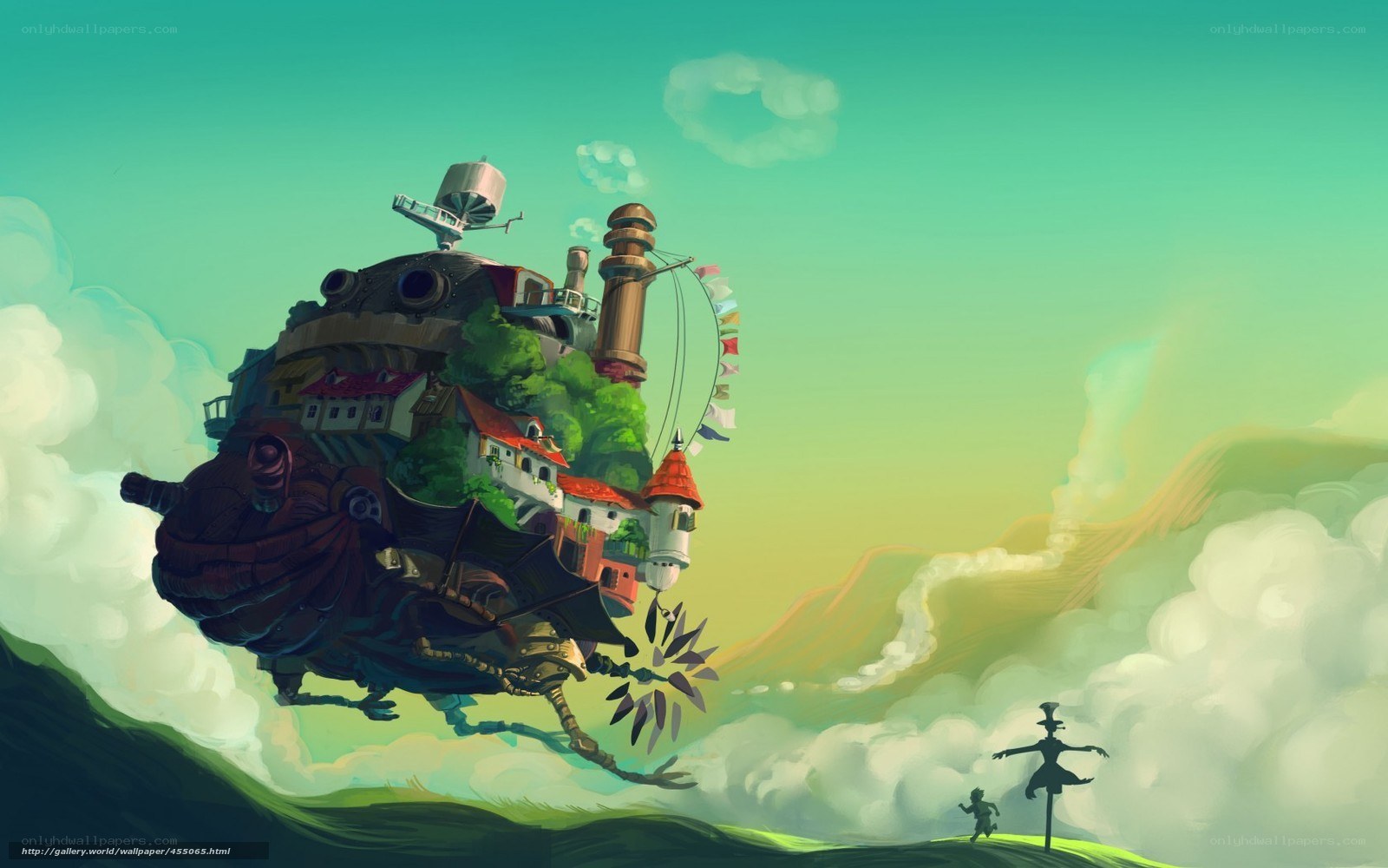 flying castle in the sky