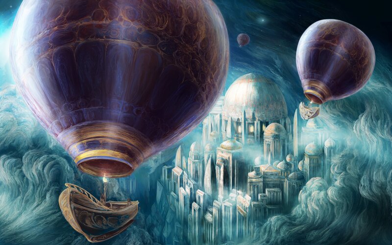 Flying Cities and Balloons