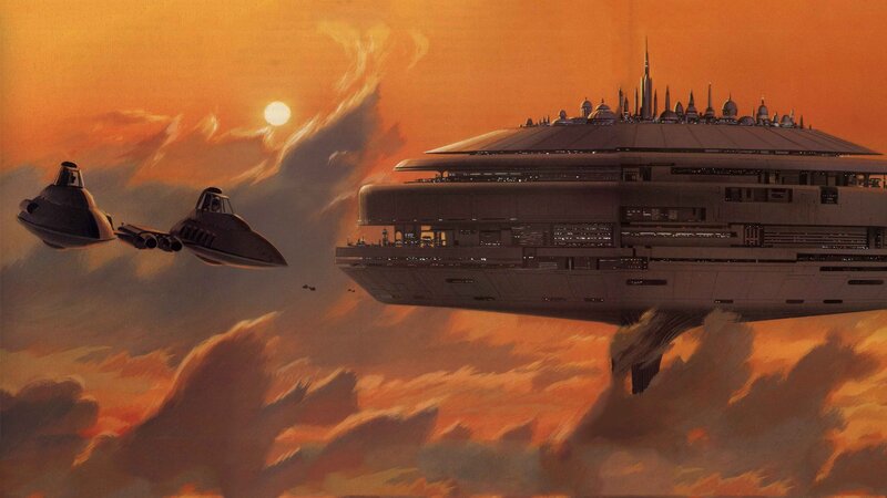 Flying City and Ships