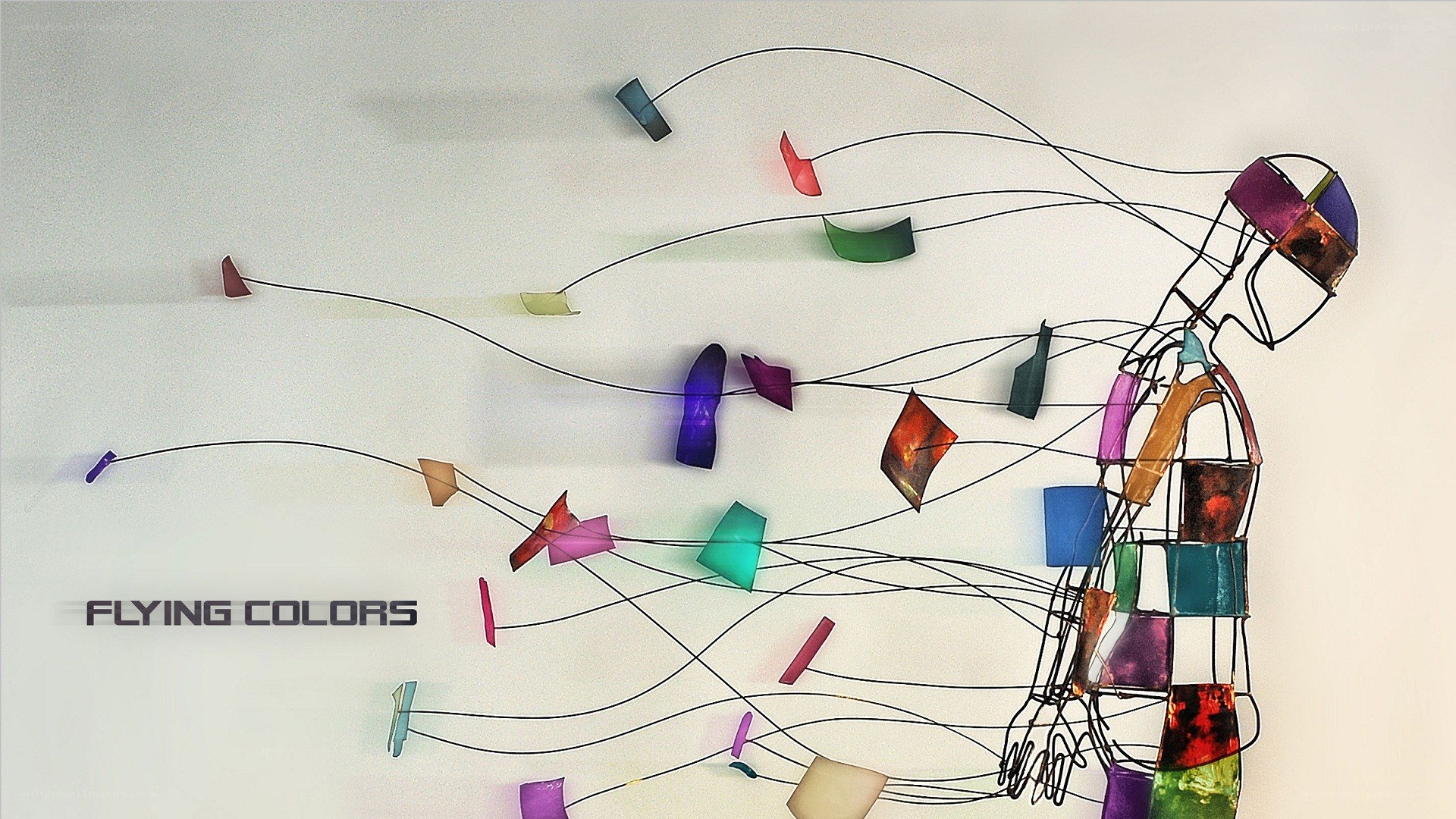 flying colors sculpture