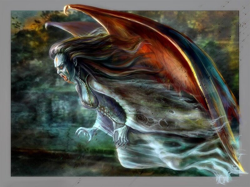 flying demon with wings