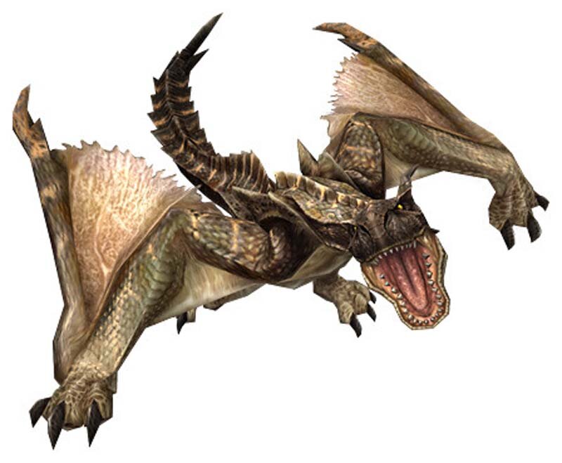 Flying Dragon Creature — Brown