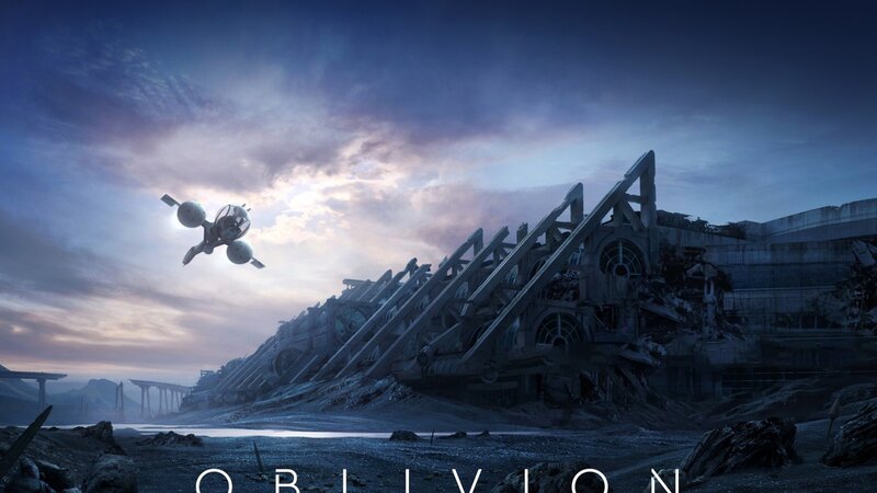 Flying Drone over Ruins
