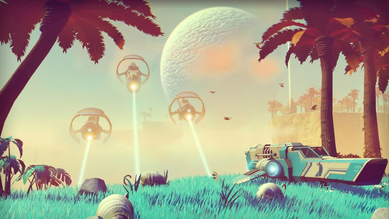 Flying Drones on Alien Planet