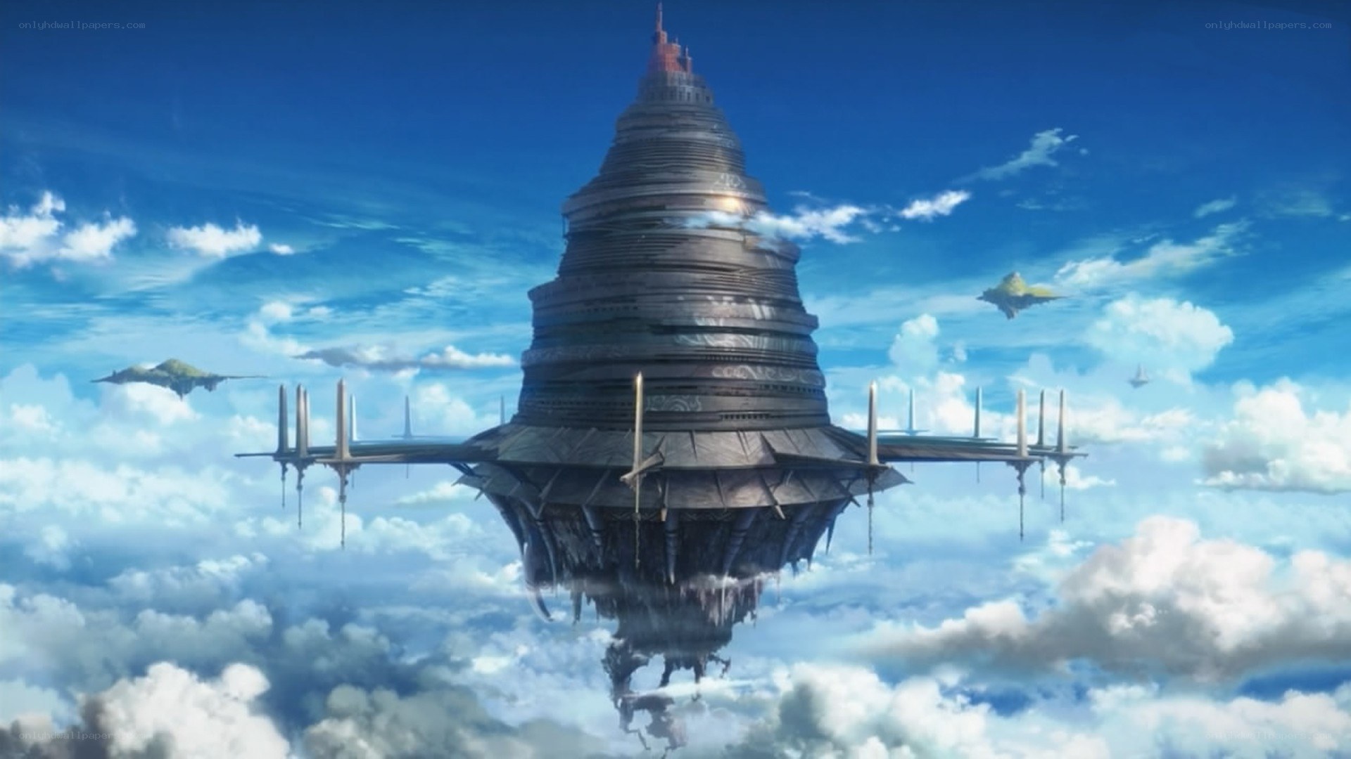 flying fortress in the sky