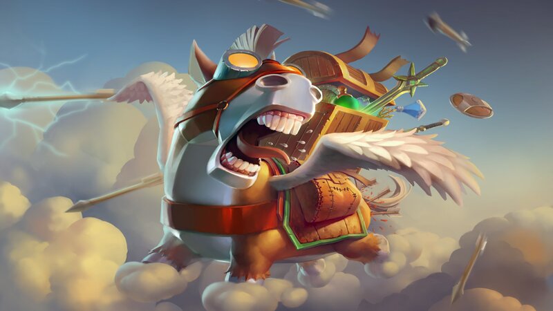 Flying Horse with Treasure