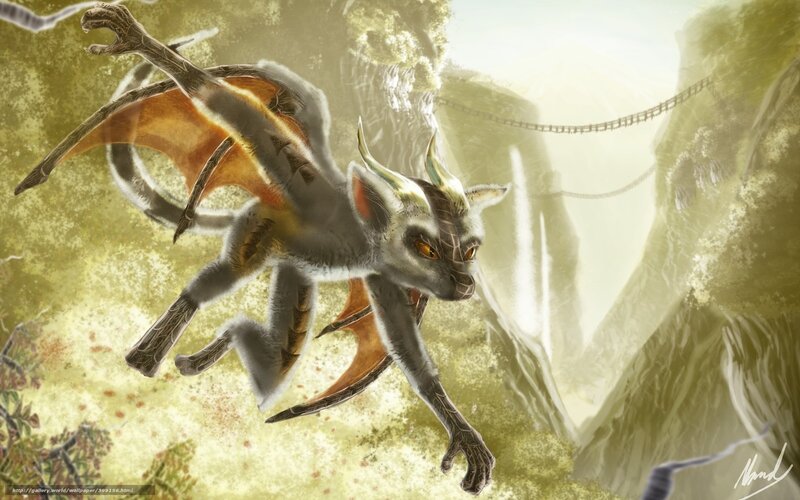 flying lemur-like creature