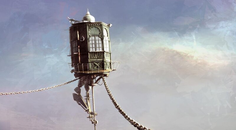 flying lighthouse structure